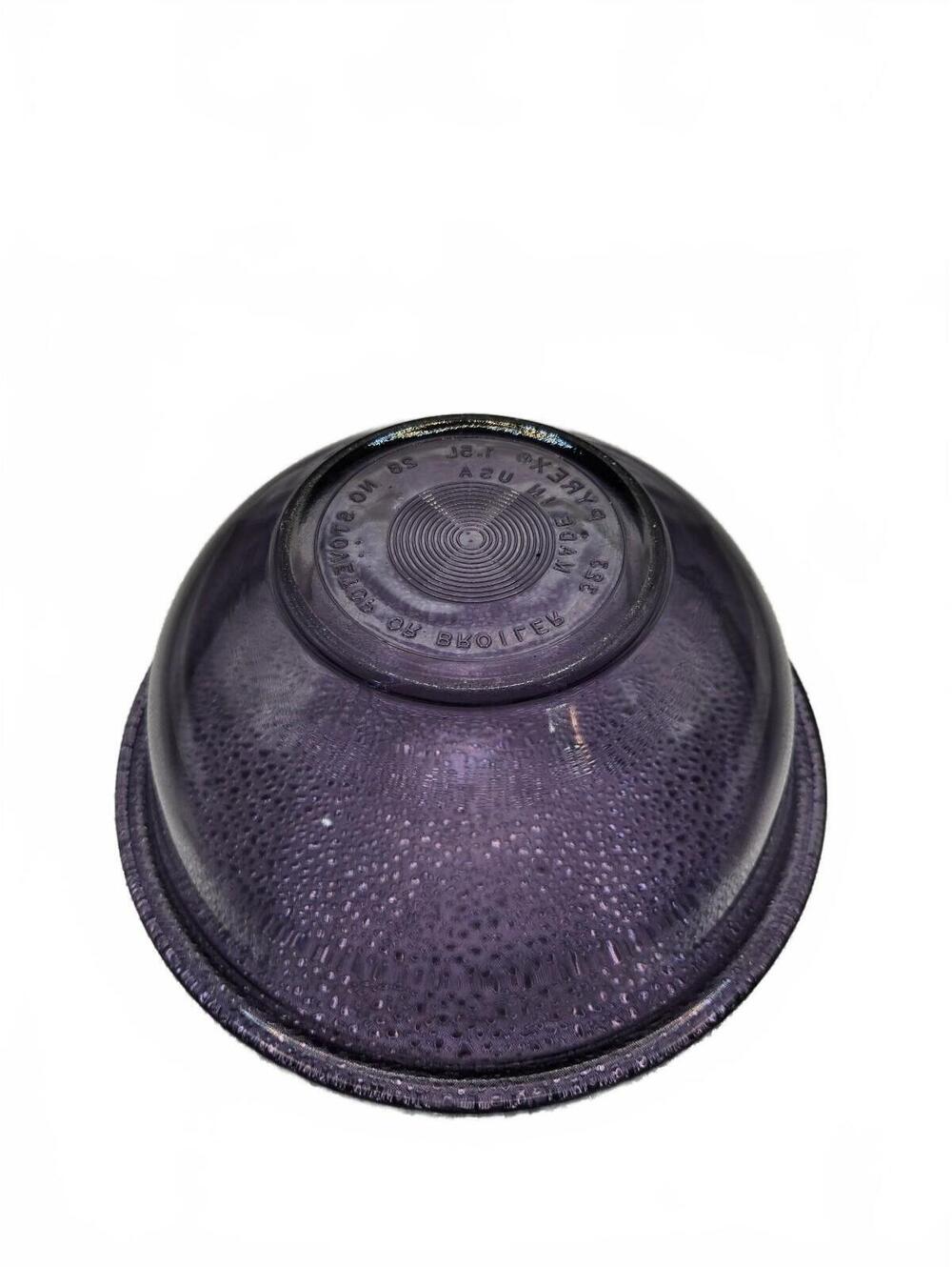 Pyrex Mixing Bowl 323 1.5L Glass Purple Amethyst Nesting